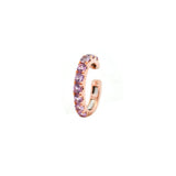 0.61ct Pink Sapphire 18K Gold Ear Cuff