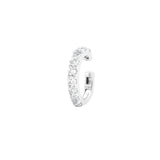 0.57ct White Sapphire 18K Gold Ear Cuff