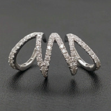 0.58ct Diamond 18K Gold Statement Ear Cuff