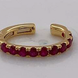0.39ct Ruby 18K Ear Cuff