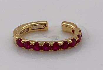 0.39ct Ruby 18K Ear Cuff