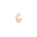 2.10ct Diamond 18K Gold Multi Row Pave Ear Cuff