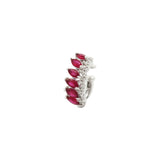 0.90ct Emerald Diamond 18K Gold Ear Cuff