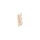 0.45ct Diamond 14K Gold Baguette Ear Cuff