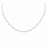 3.00ct Diamond 14K Gold Stationed Necklace