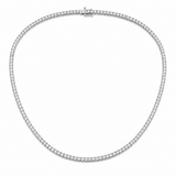 3.00ct Diamond 18K Gold Classic Tennis Necklace