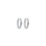 0.50ct Diamond 14K Gold Dainty Hoops