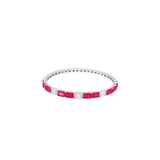 4.21ct Ruby and Diamond 18K Gold Bracelet