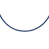 9.00ct Sapphire 18K Gold Tennis Necklace