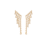 3.50ct Diamond 14K Gold Cascade Earrings