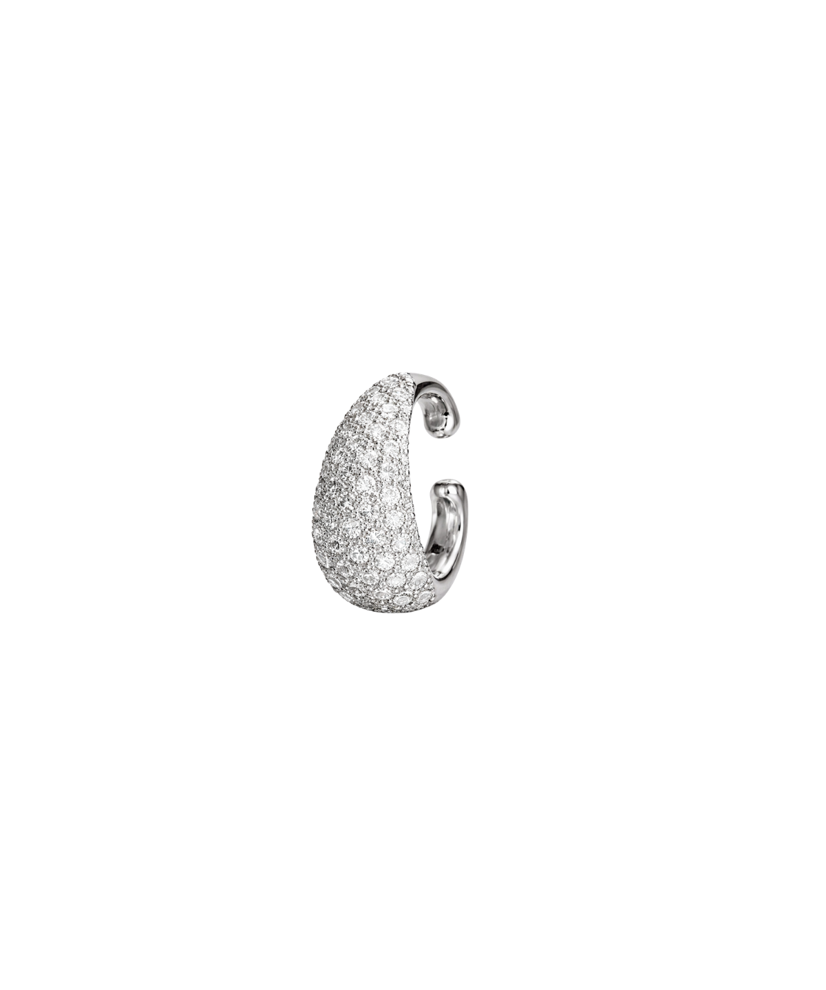 1.25cts Diamond 18K Gold Pave Ear Cuff