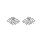 3.01ct Diamond 14K Gold Wing Climber Earrings