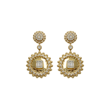 1.49ct Diamond 14K Gold Dangle Earrings