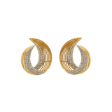 2.74ct Diamond 14K Gold Statement Earrings