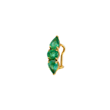 1.88ct Emerald 18K Gold Three Stone Ear Cuff