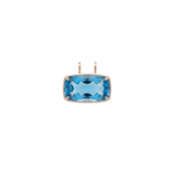 21.35ct Sky Blue Topaz 18K Gold Small Statement Pendant