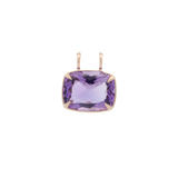 Amethyst 18K Gold Statement Pendant