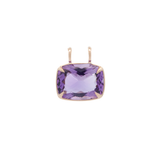 Amethyst 18K Gold Statement Pendant
