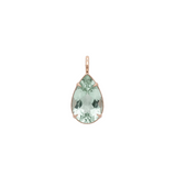 18.58ct Green Amethyst 18K Gold Small Statement Pendant
