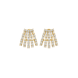 1.78ct Diamond 14K Gold Crawler Earrings