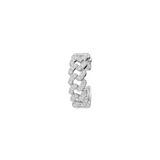 0.20ct Diamond 18K Gold Chain Ear Cuff