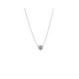 1.00ct Diamond 18K Gold Solitaire Necklace