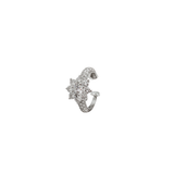 0.30ct Diamond 18K Gold Floral Ear Cuff