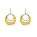 1.54ct Diamond 14K Gold Statement Earrings