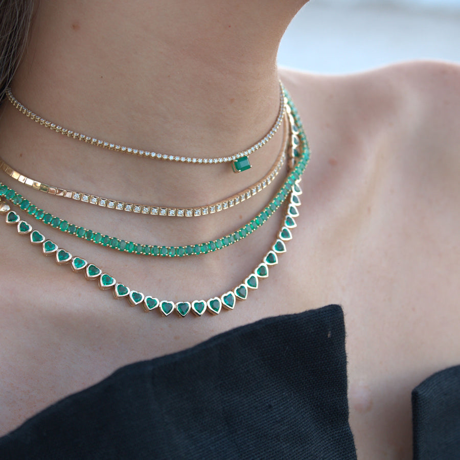 Diamond 14K Gold Necklace Clarity: SI Color: G – Wish Fine