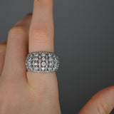0.50ct Diamond 14K Gold Dome Ring