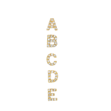 Personalized Diamond 18K Gold Single Dangle Earring