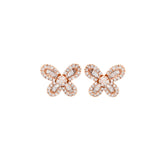 0.54ct Diamond 18K Gold Butterfly Earrings