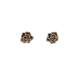 2.00ct Diamond 18K Gold Rose Earrings