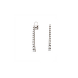 0.75ct Diamond 18K Gold Graduated Tennis Earrings