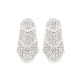 5.90ct Diamond 18K Gold  Statement Earrings