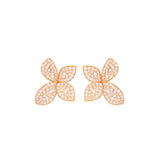 2.35ct Diamond 14K Gold Butterfly Earrings