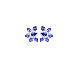 3.58ct Diamond Tanzanite 18K Gold Leaf Earrings