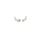 0.34ct Diamond 18K Gold Star Stud Earrings