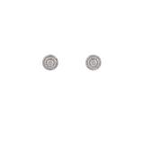 1.0ct Diamond 14K Gold Illusion Stud Earrings