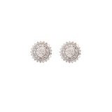 1.0ct Diamond 14K Gold Illusion Stud Earrings