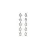 0.45ct Diamond 14K Gold Linear Earrings