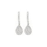 1.50ct Diamond 18K Gold Dangle Earrings