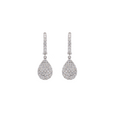 1.50ct Diamond 18K Gold Dangle Earrings