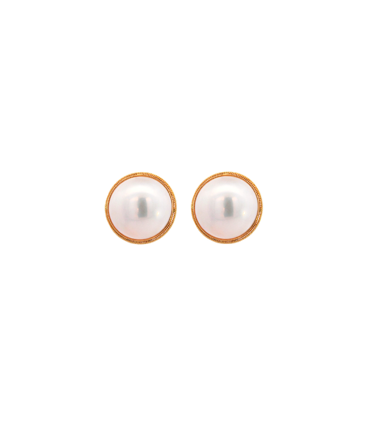 Pearl 18K Gold Earrings