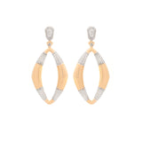 5.04ct Diamond 14K Gold Statement Earring