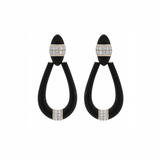 1.48ct Diamond 18K Gold Painted Earrings