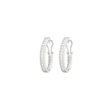 1.00ct Diamond 14K Gold Hoop Earrings
