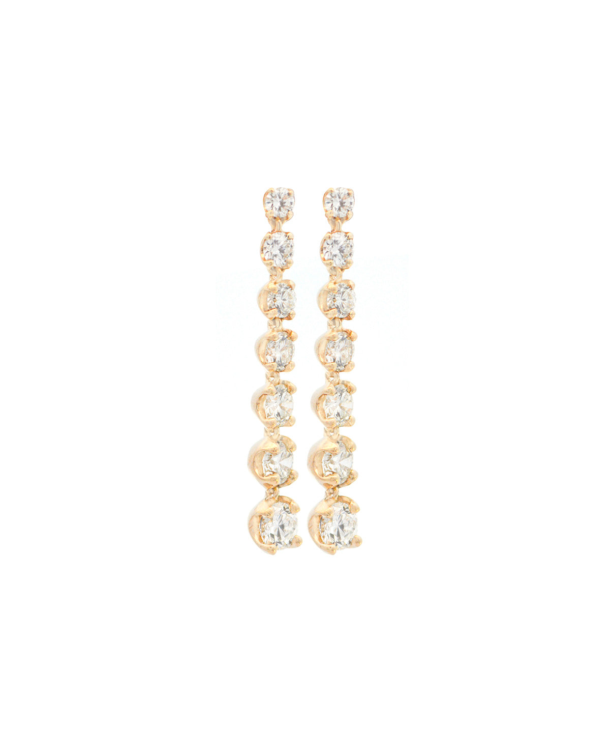1.79ct Diamond 14K Gold Dangle Drop