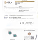 GIA 19.09ct Diamond Emerald 18K Gold Statement Halo Cluster Earrings