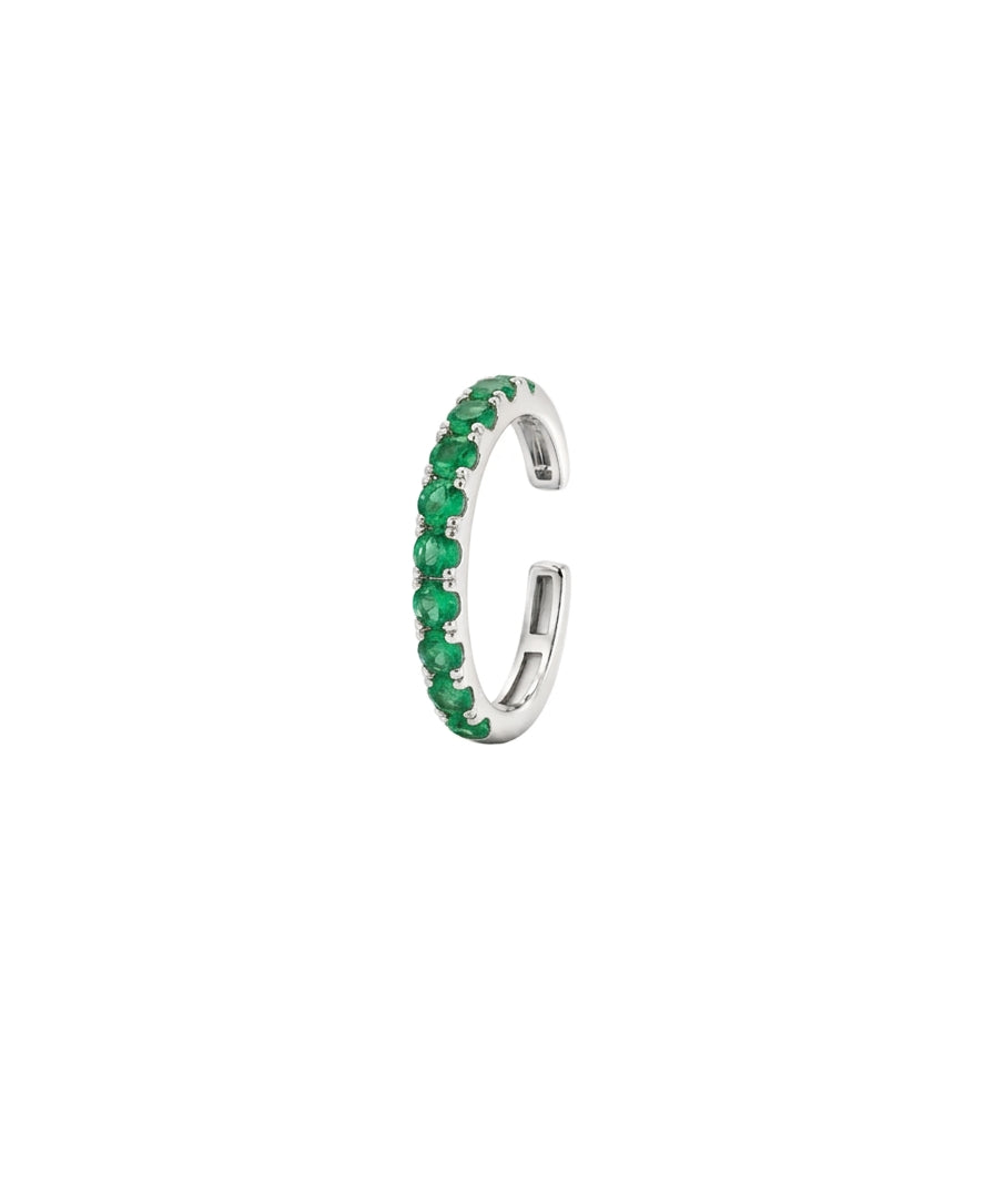 0.28ct Emerald 18K Gold Ear Cuff